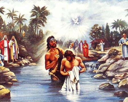 Jesus baptised