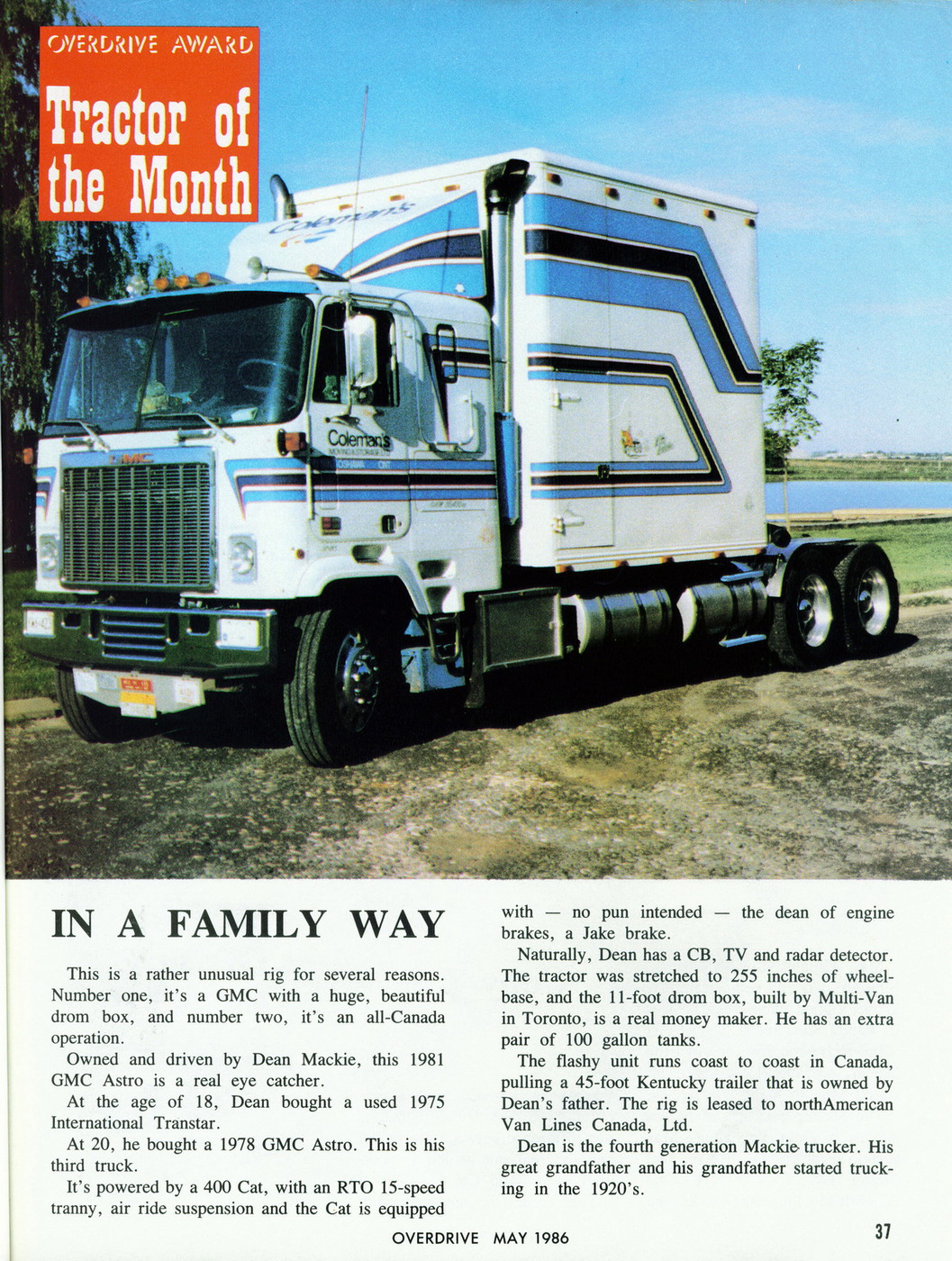 Photo May Tractor Of The Month Overdrive Magazine May