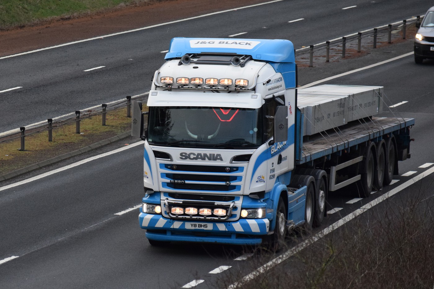 Photo Y Bhs Scania R Black Bathgate Album Boballoa Fotki