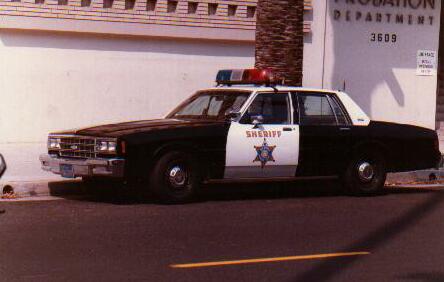 85 Chevy Caprice, Riverside Co., CA, Sheriff