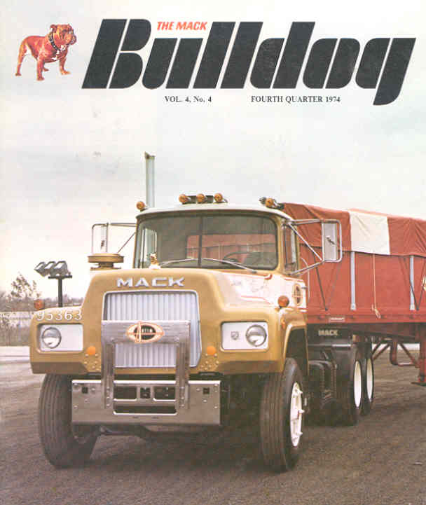 Photo Mack Bulldog Magazine 1974 4th Q 01 Mack Bulldog