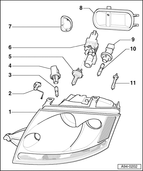 Audi tt deals headlight replacement