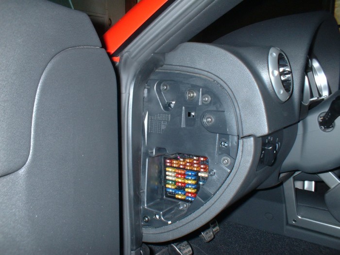 Photo Remove the fuse cover and remove the screws, I ended up removing