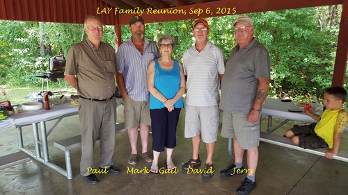 2015 Lay Family Reunion
