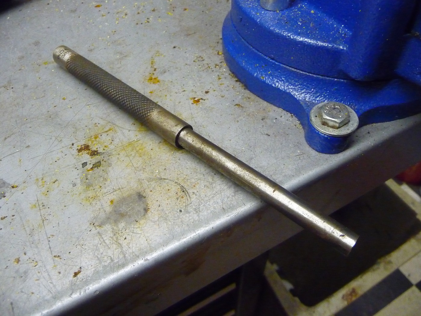 Photo I use a large drift punch with a 3/8" tip CZ 527 Magazine