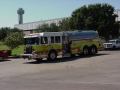 Fire-Rescue International 2000 at Dallas Convention Center, August 2000.  Emptying the Center