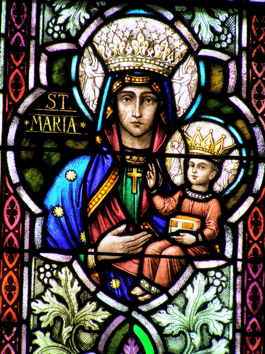 Photo THOMPSONVILLE ST ADALBERT R C CHURCH STAINED GLASS 31.jpg