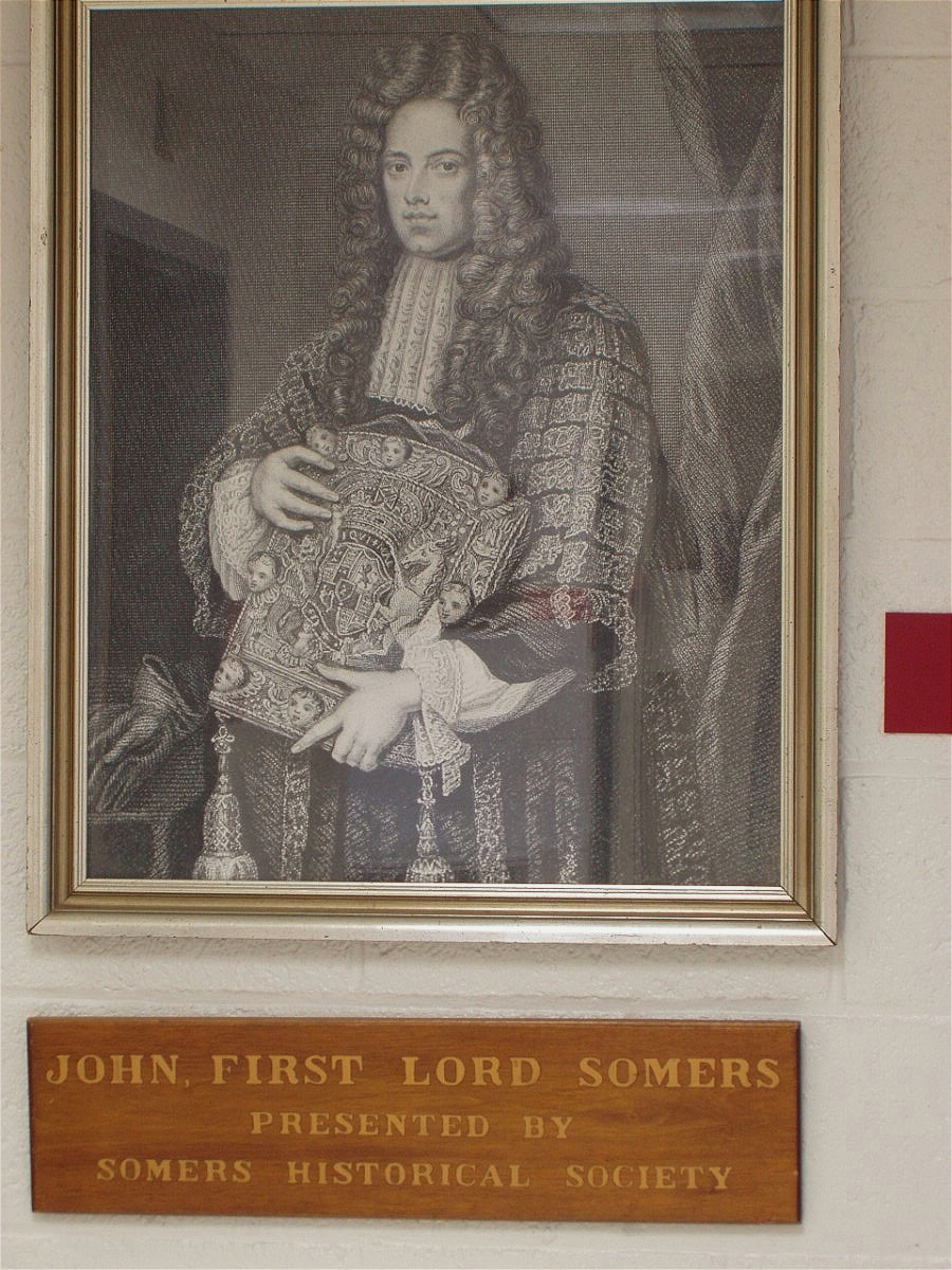 Photo SOMERS TOWN HALL JOHN SOMERS.jpg SOMERS SOMERSVILLE, CT