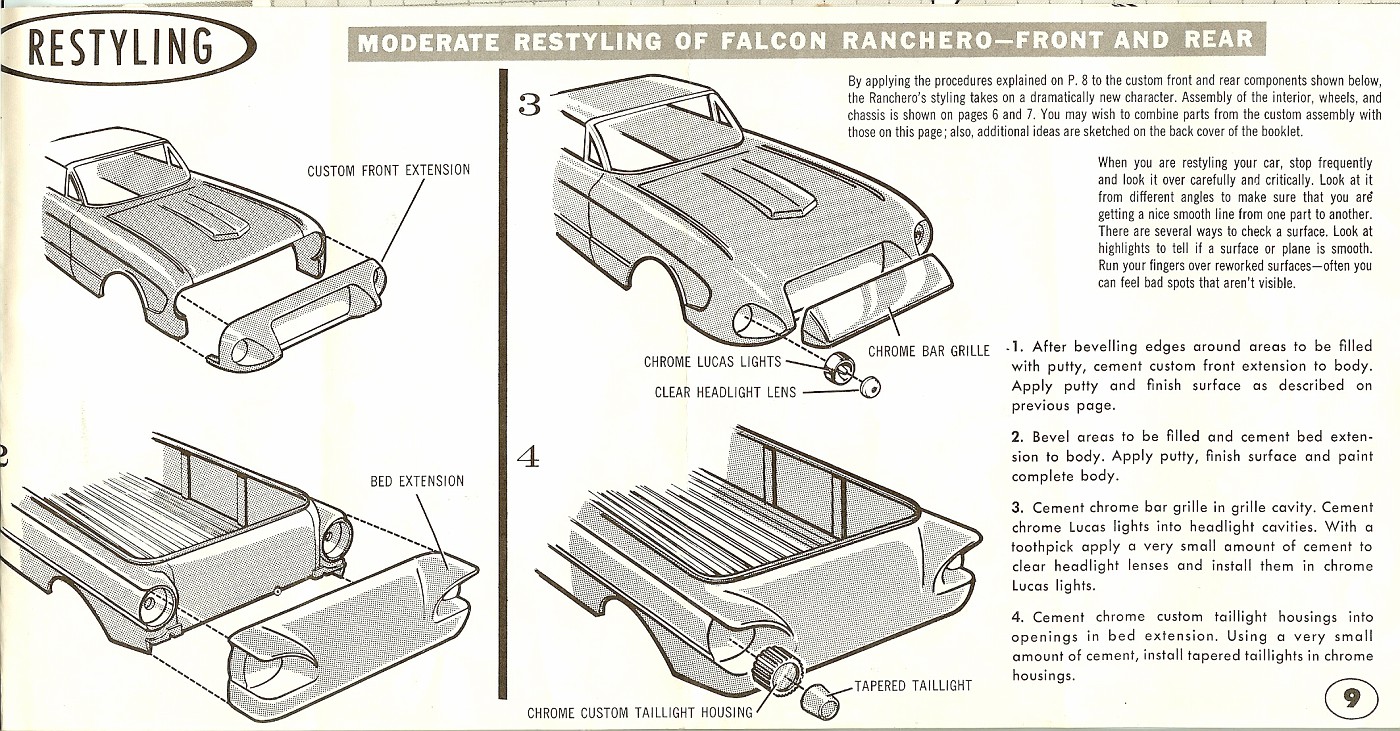 Photo: 61ranchinst9 | AMT '61 Ford Ranchero Styline #S1031 album ...