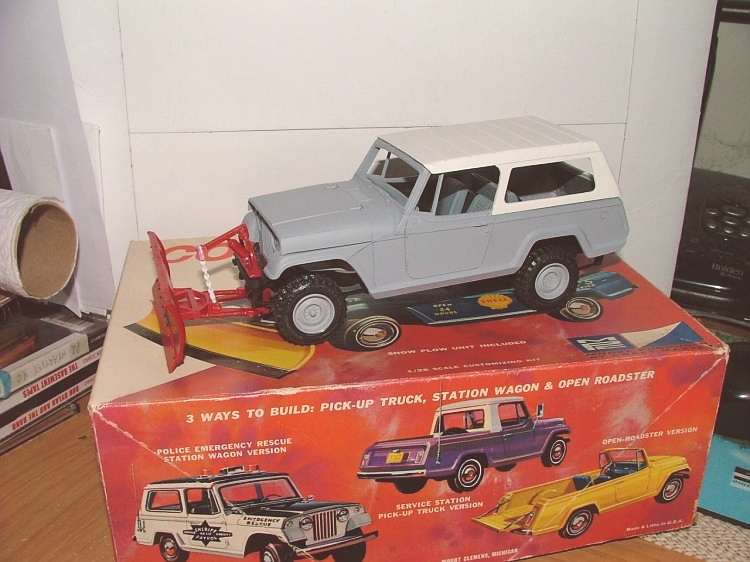 Photo: Mock up with roof on. | MPC Jeep Commando plow truck album