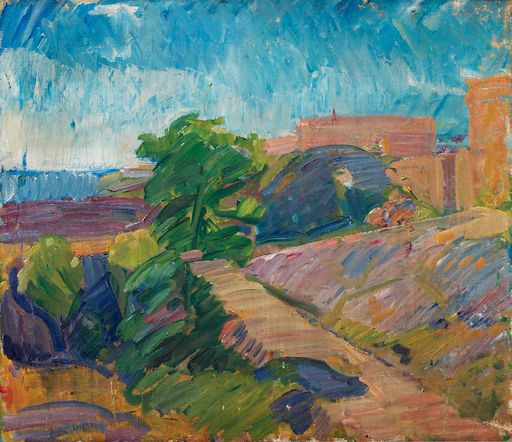 Landscape with Mountains by the Sea (undated)