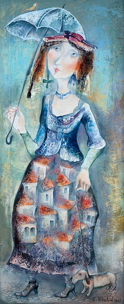 Картины эмзар хабулиани