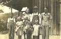 Pearl, Thomas, Anna, Clarence, Mildred, Bessie, Florence, Delus, Artemus Lawson - about 1942