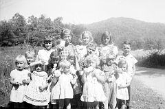 Sunday School Class at Straight Fork Church - About 1950-1952?