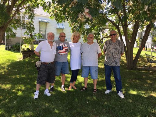 #14-Billy Ray Hutson, James Henry Hutson, Linda Gail HUTSON Clark, Ronnie Hutson, and Perry Lee Hutson - Brothers and Sister - 2017