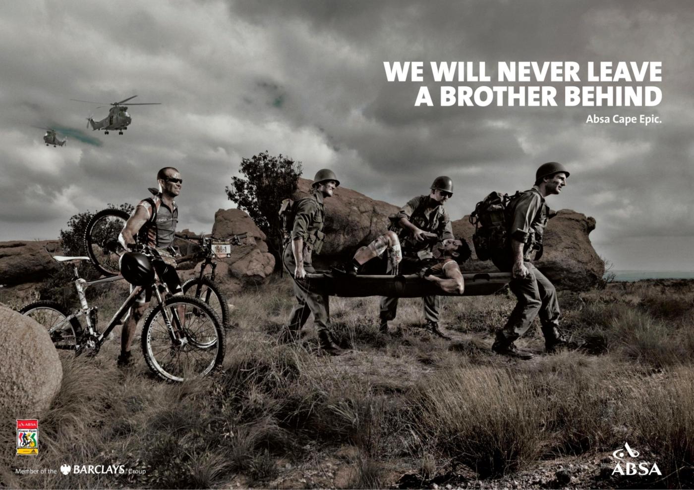 We will never leave a brother behind