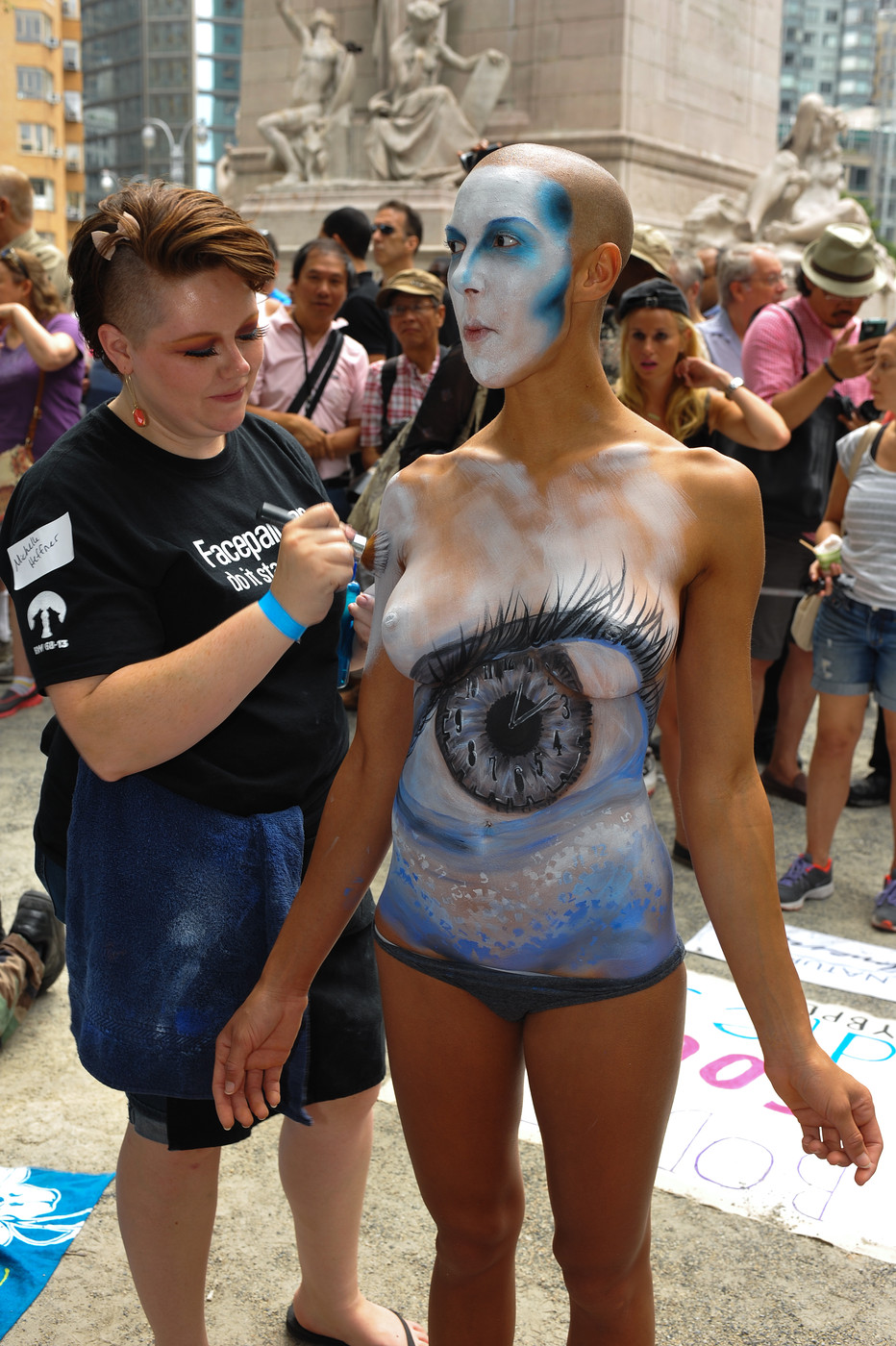 Pussy Body Paint Nude