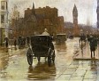 Columbus Avenue, Rainy Day [1885]