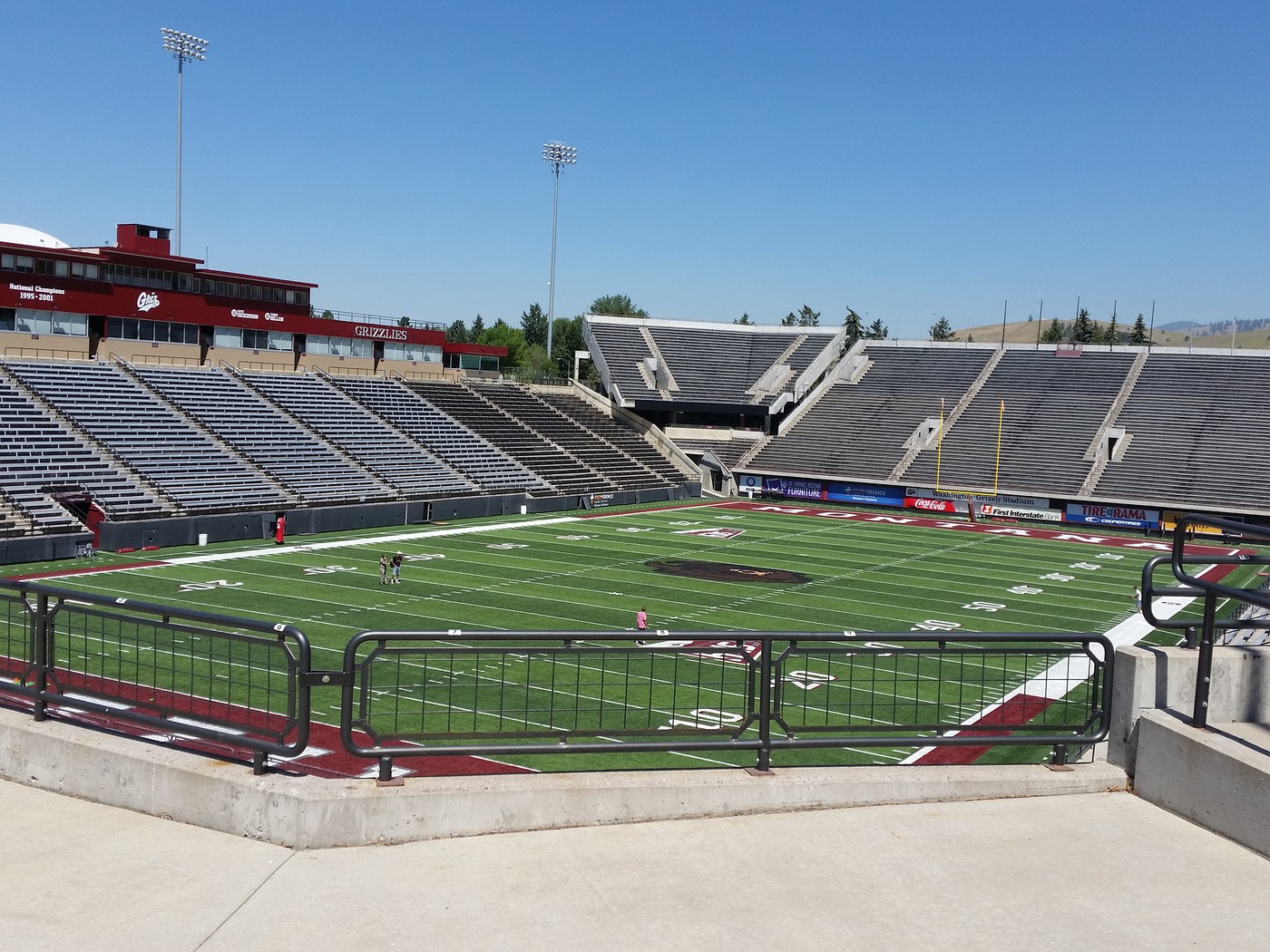 Photo: Football Stadium at the University of Montana | Visit To Montana