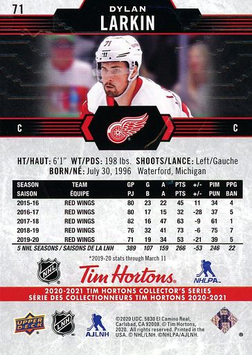 2020-21 Des Moines Buccaneers Hockey Scott Truman Trading Card