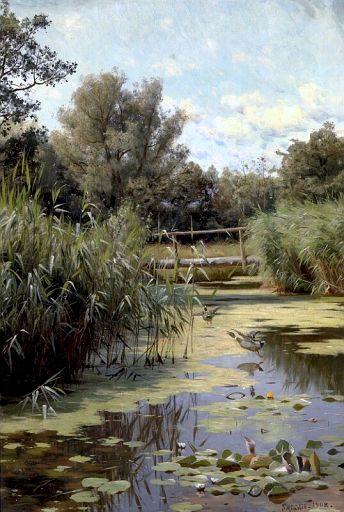 The Stream near Gammel Køgegaard (1908)