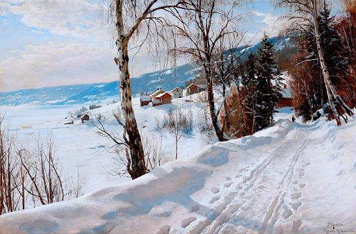 Winter Scene from Vignaes (1916)