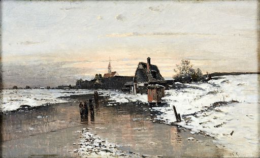 Winter by the River (undated)