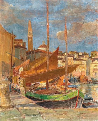 In the Harbour of Pirano (undated)