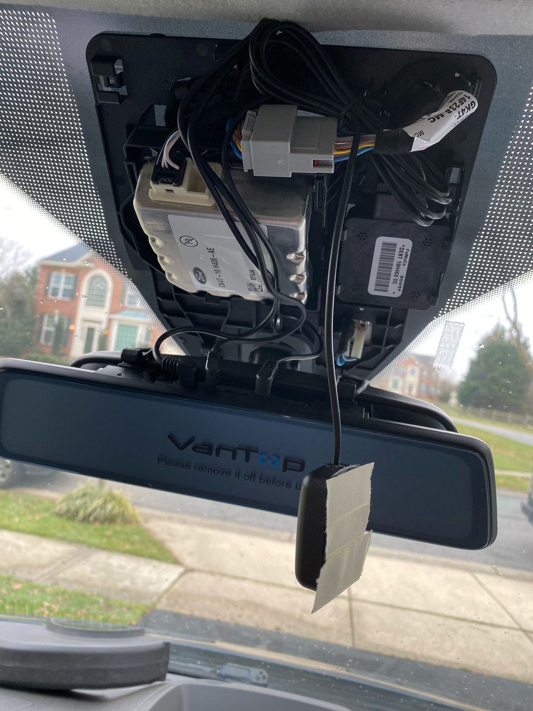 VanTop H612T Dash Cam Mirror Install - Argonaut Build