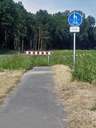Radweg-Ende