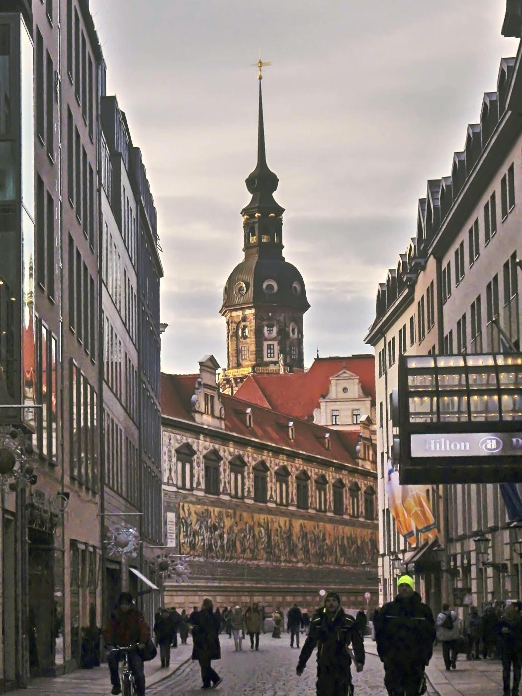 Blick auf den Fürstenzug