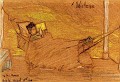 Miss Frances Lewis in a Hammok [1904]
