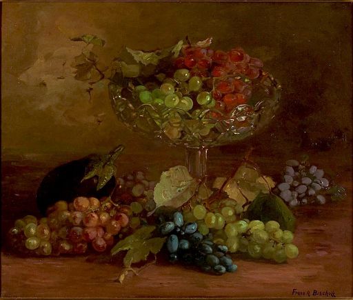 Still LIfe with Eggplant and Grapes (undated)