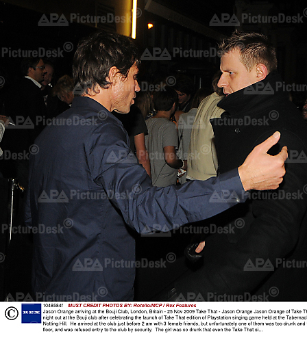 Jason Orange arriving at the Bouji Club, London, Britain - 25 Nov 2009 = (C) fotki.com sam86 club