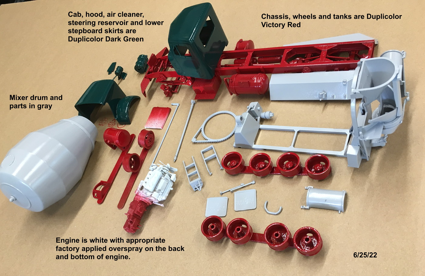 Photo Milpitas 348 parts painted 6 25 22 Milpitas Materials