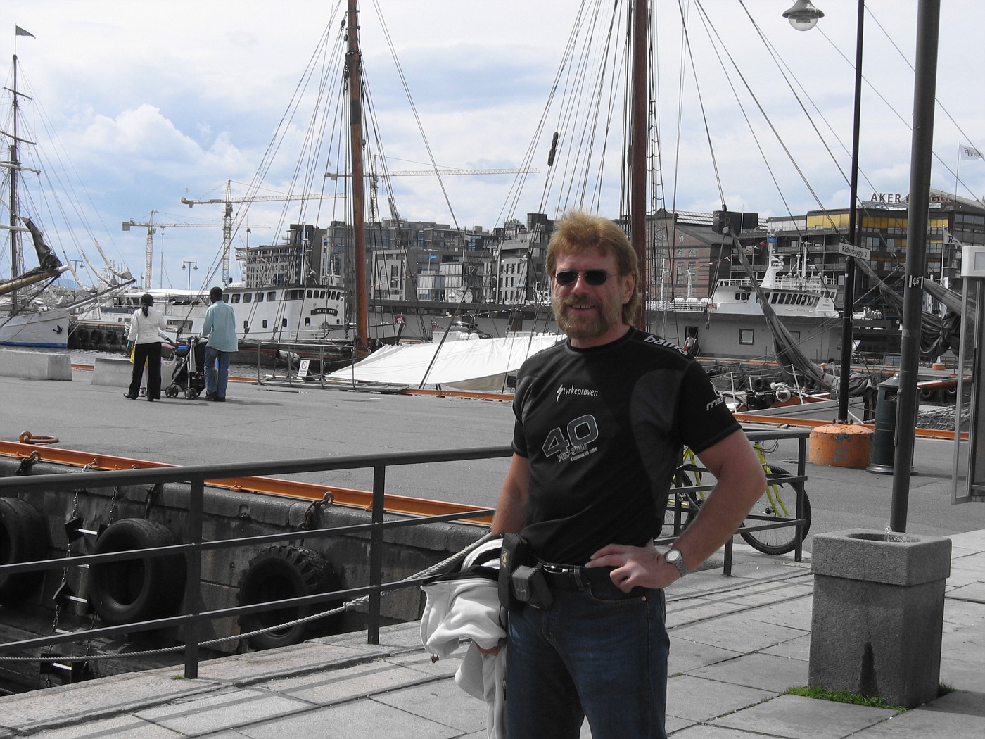 Manfred im Hafen Oslo