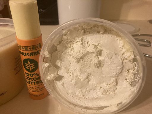 Hard Shea Butter Mix Texture (It is Quite Firm) vs Soft Shea Butter Mix