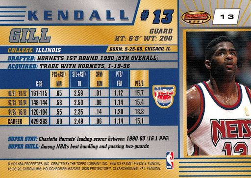 Bobby Hurley #43 NBA Hoops 1998 Basketball Card (Vancouver Grizzlies) LN