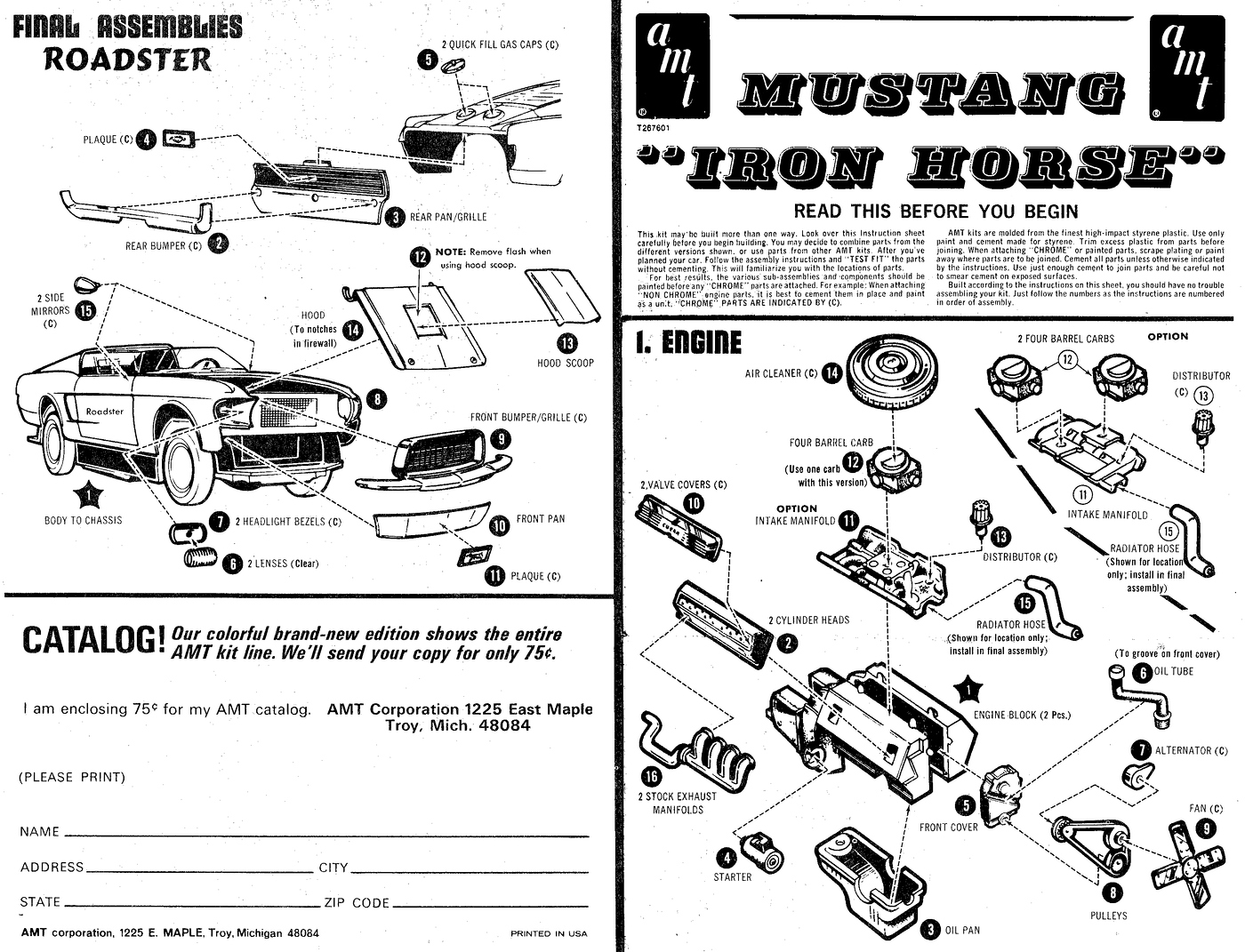 Photo: mc03c | AMT "Iron Horse" Mustang #T267 album | DRASTIC PLASTICS ...