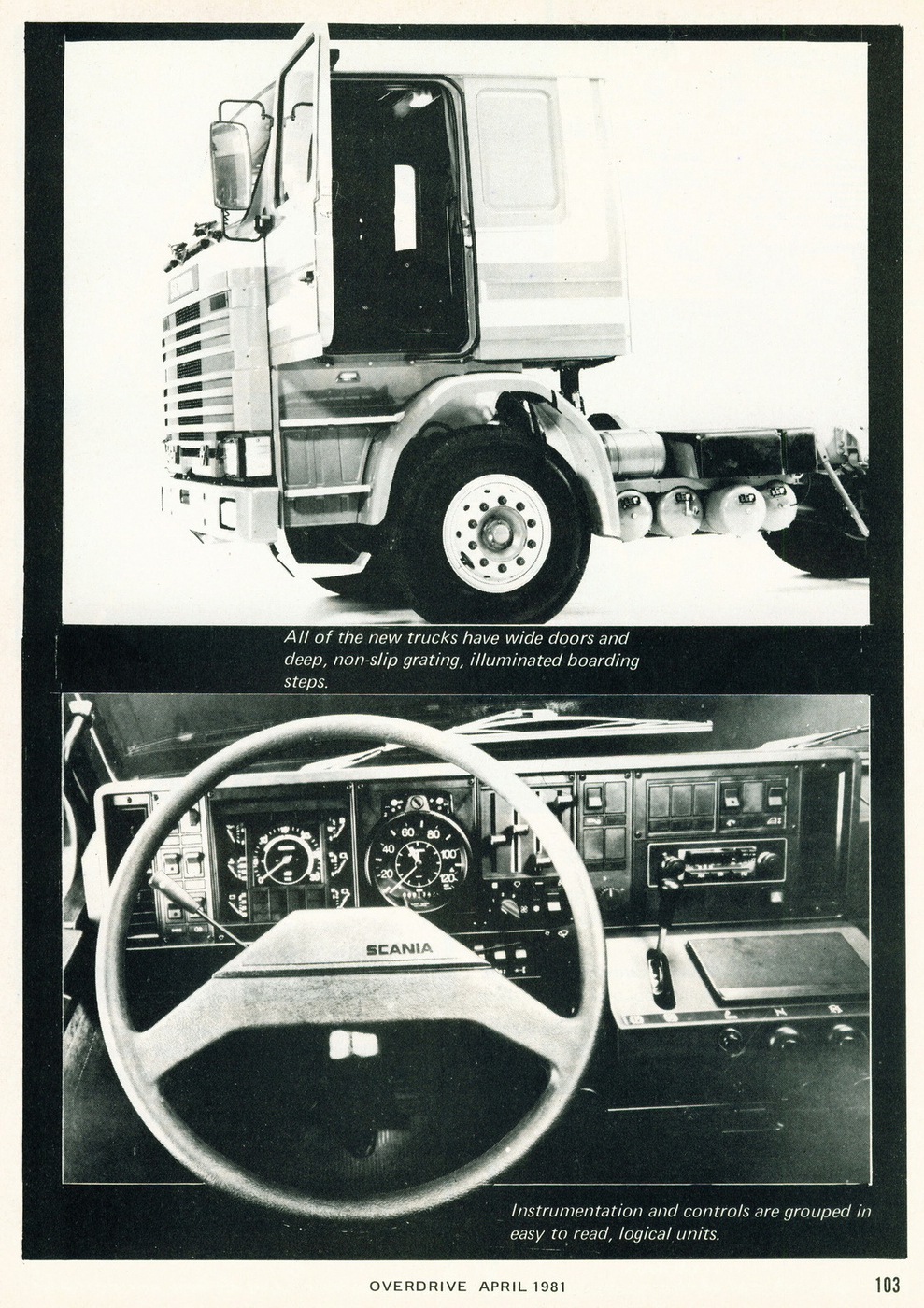 Photo: April 1981 New Scania 6 | 04 Overdrive Magazine April Photo: April 1981 New Scania 6 | 04 Overdrive Magazine April
