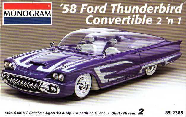 希少！激レア！当時物！Monogram '58 THUNDERBIRD 希少！激レア！当時物！Monogram '58 THUNDERBIRD