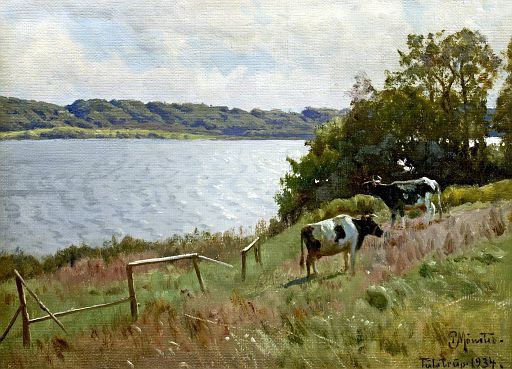 Summer Landscape with Cattle (1934)