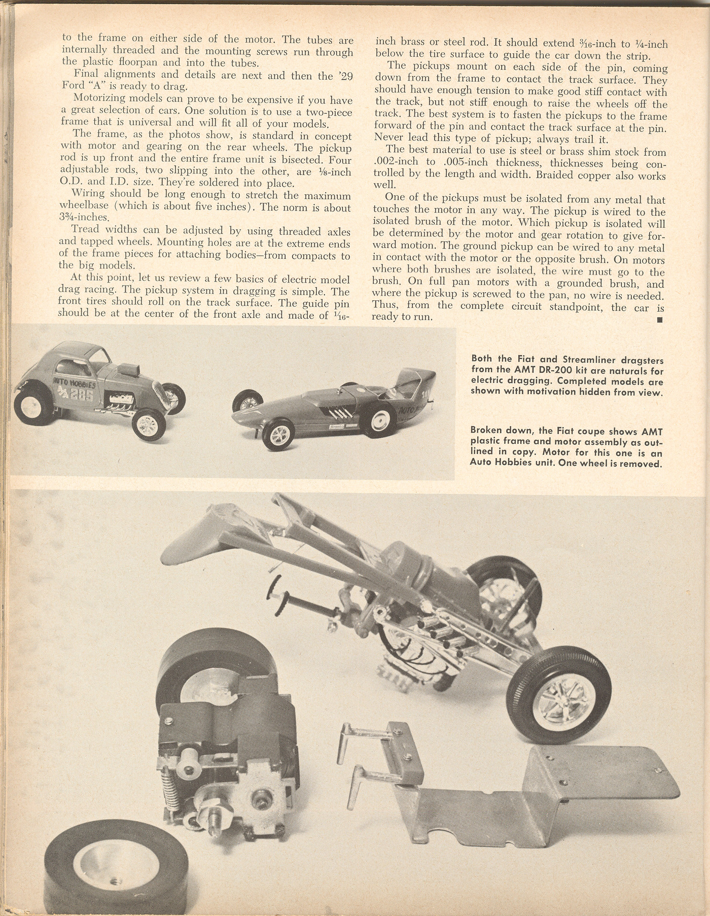 Photo AMT Model Car Handbook pg 56 AMT Model Car Handbook 1962