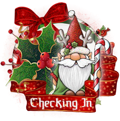 ChristmasGnome jos CheckingIn