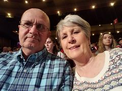 2016-03-26 - Ray & Gail (Selfie) waiting for show to start.