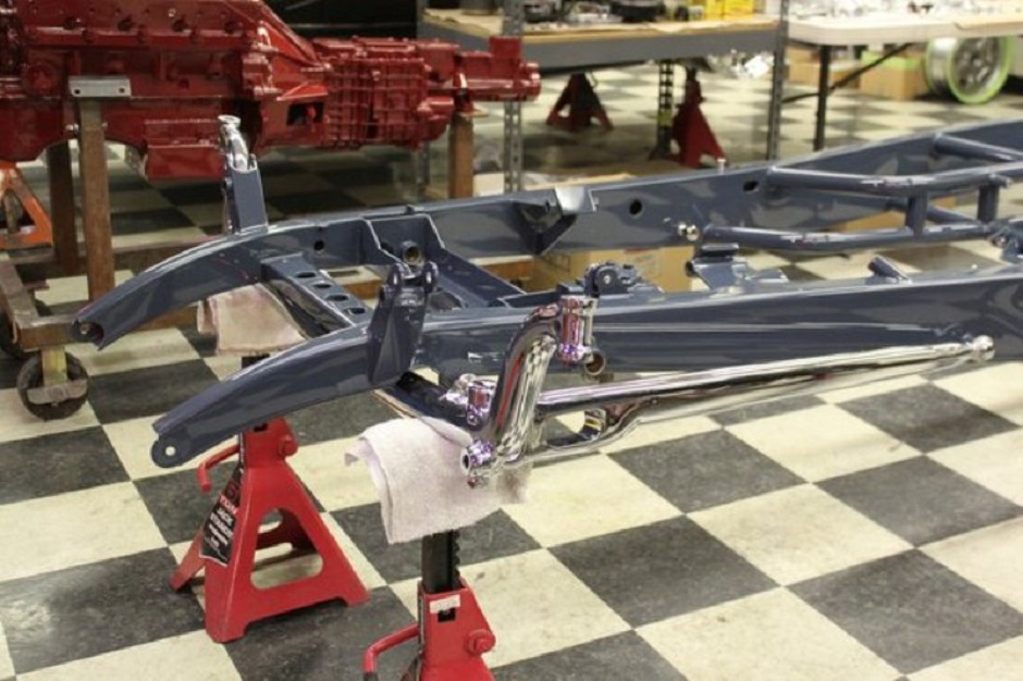 Photo Tom Gloy's Brizio built frame using Moal's Torsion Bar Set up (1) 1932 FORD HOT ROD