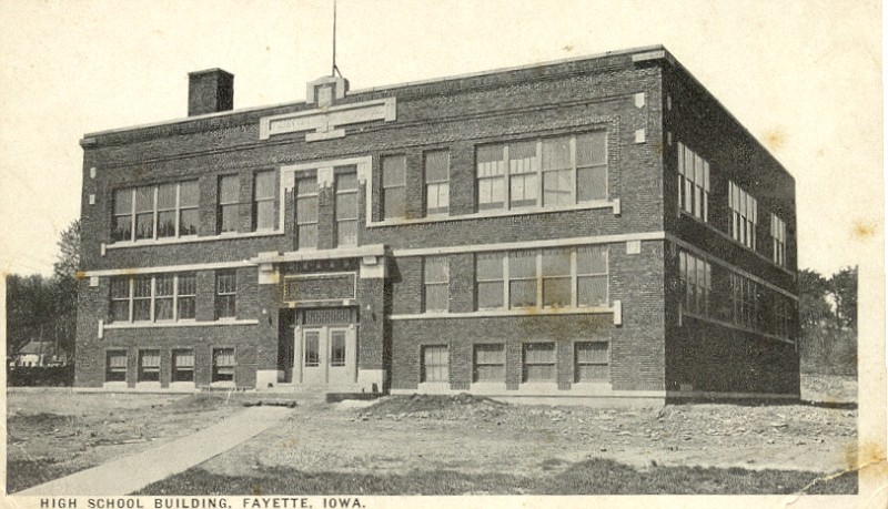 Photo: FayetteIaSchoolHigh1916c001 | Fayette Iowa High School Birth and ...