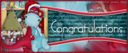 Fania-Love ChristmasDragon GCTag Congratulations