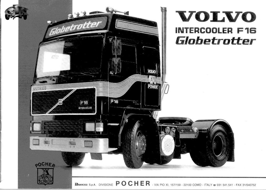 Photo: 01K87 | Pocher K87 Volvo F16 Globetrotter album | Dutch Model ...