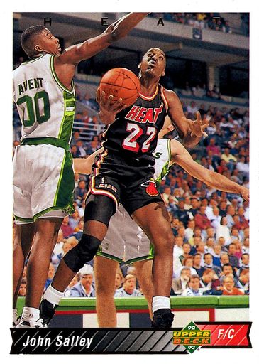 1991 NBA FLEER #305 KEITH ASKINS HEAT Alabama SIGNED